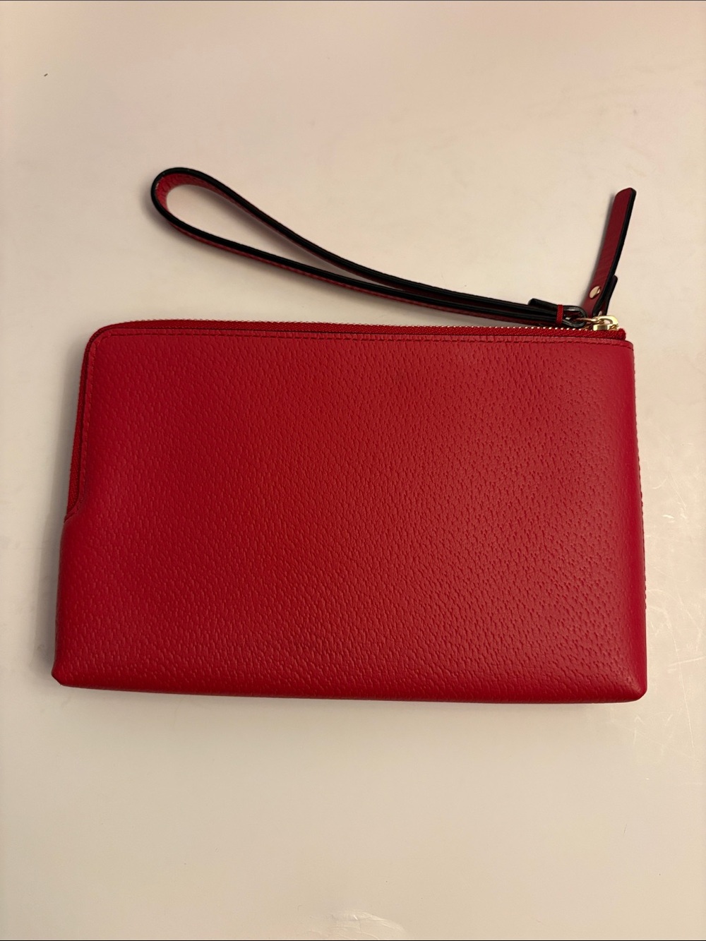 kate spade Red Leather Wristlet with Detachable Strap - Picture 2 of 11
